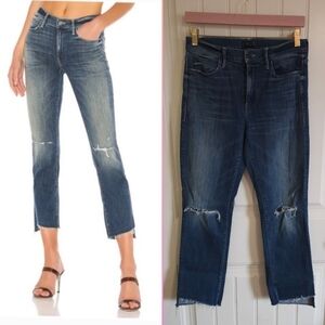 MOTHER The Rascal Ankle Step Fray in Field Of Dreams Size 29